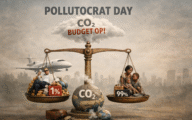 “Pollutocrat Day”: rijkste 1 procent blaast CO₂-budget in tien dagen op
