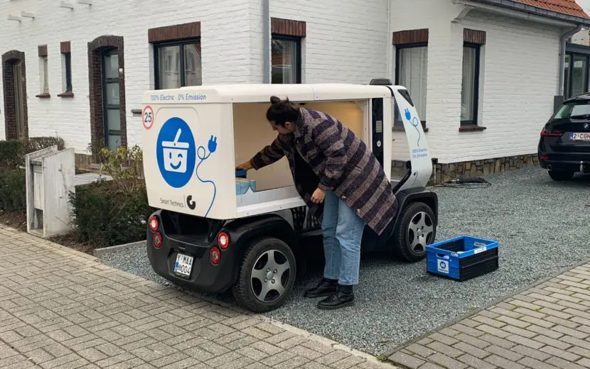 Collect&Go levert aan huis met onbemand voertuig Clevon 1
