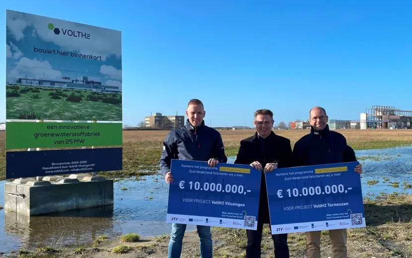 VoltH2, North Sea Port, groene waterstof