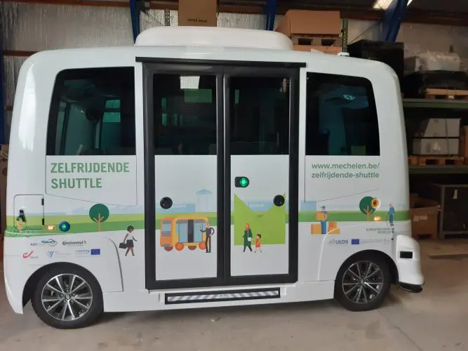 Zelfrijdende shuttle Mechelen
