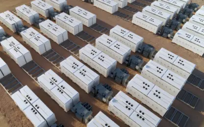 Europese batterijopslagmarkt groeit in 2026 met 78 procent