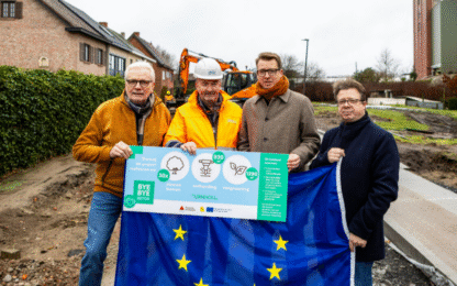 Bye bye beton: Turnhout legt eerste groenblauwe straat aan