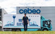 Cebeo test elektrisch truck van Volvo