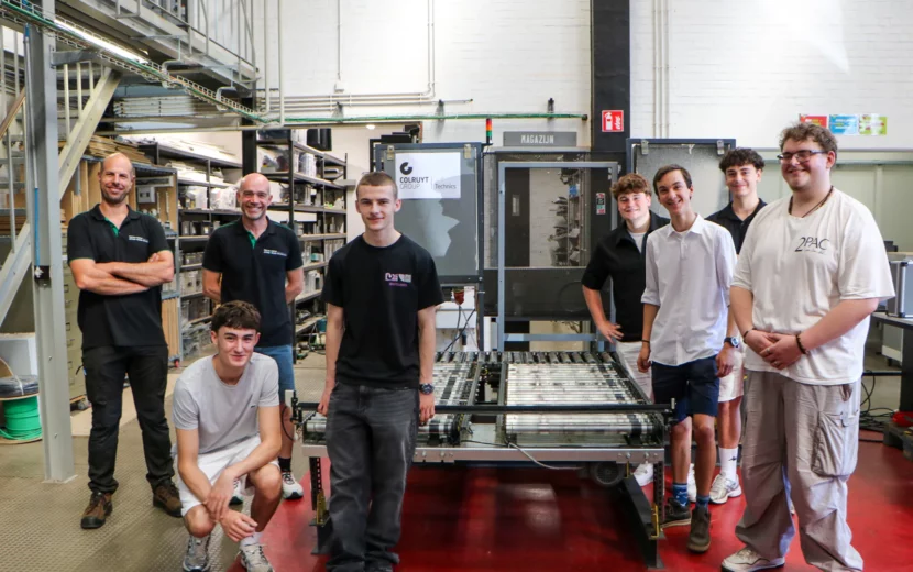 Colruyt Group schenkt industrieel materiaal aan technische scholen voor afstudeerprojecten